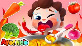 Lima Sayur dan Buah Masak Kari🍛🥦| Lagu Kari | Lagu Anak-anak | Ayo！Neo | Yes！Neo Bahasa Indonesia