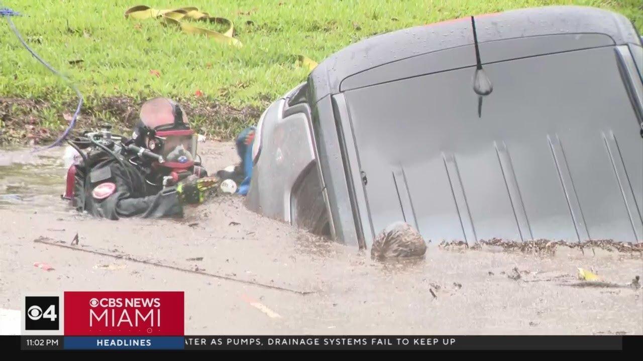 Flooding creates dangerous conditions across South Florida - YouTube