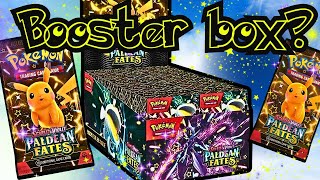 Exclusive Paldean Fates booster BOX! One of a KInd Opening!