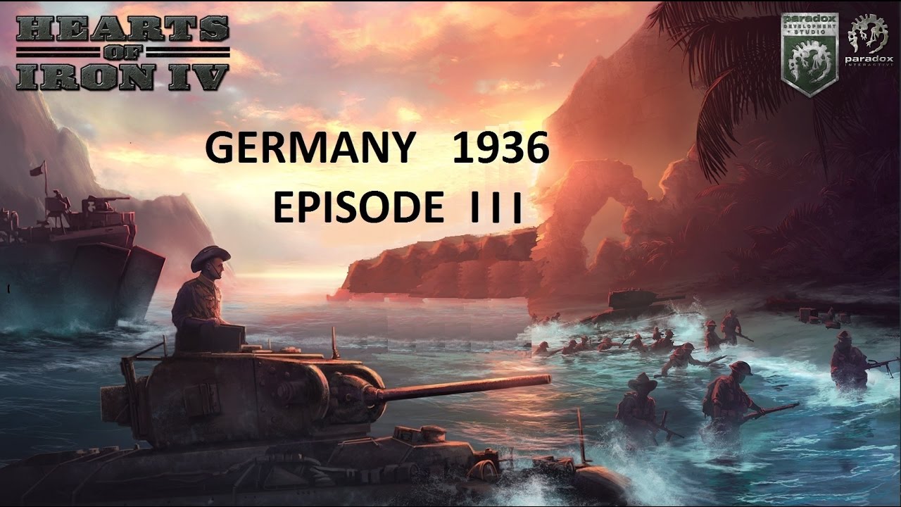 Hearts of Iron 4 Germany Episode 3 April 36 - May 1936 - YouTube