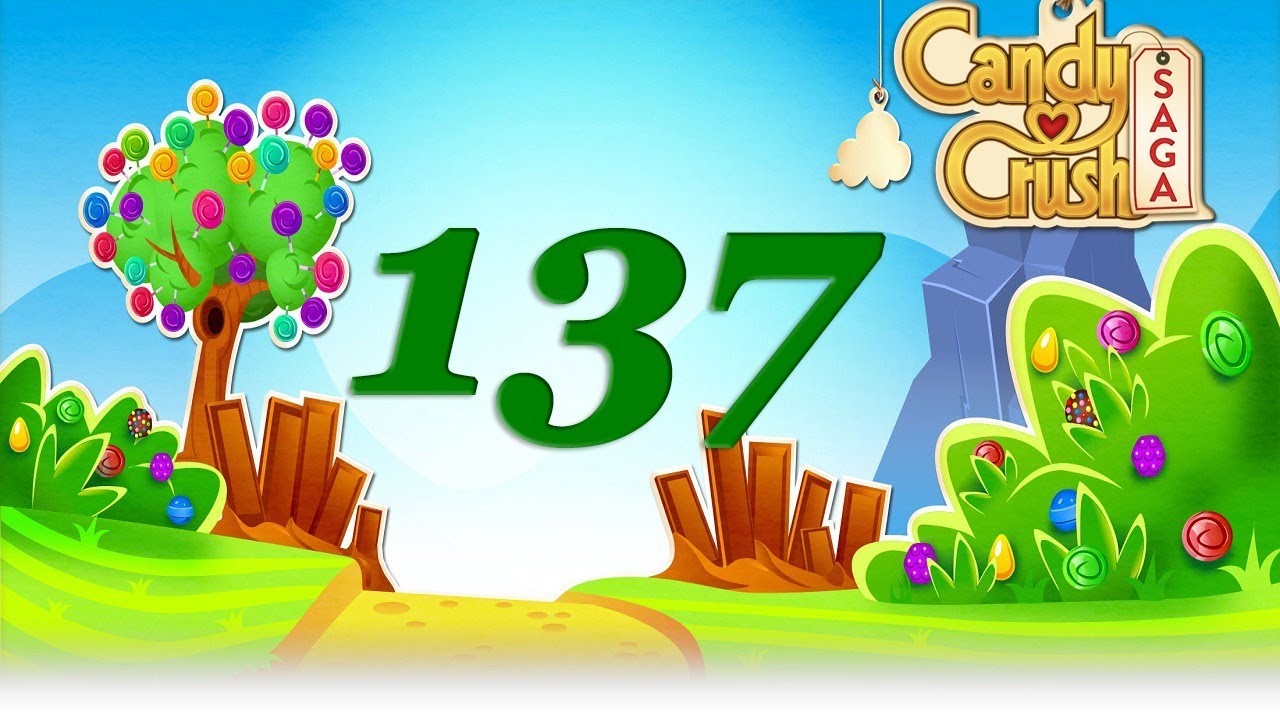 Candy Crush Saga level 137 - YouTube