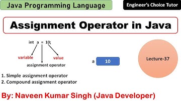 Assignment Operators in Java | Java Programming Language | Java