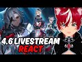 REACT DA LIVE 4.6 DE GENSHIN IMPACT + EVENTO DOS GATINHOS