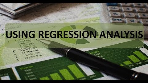 Cost Behaviors: Using Regression Analysis