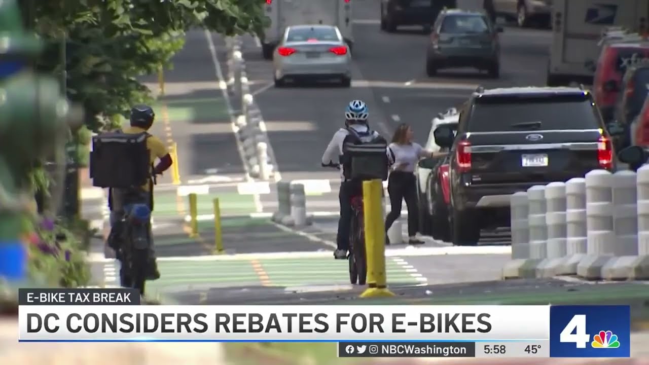 DC Council Member Proposes Rebates For E Bikes NBC4 Washington YouTube