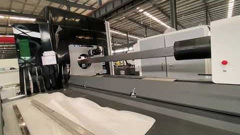 Bodor heavy tube cutter M350 cut and unloading