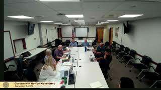 Government Review Committee - September 9, 2026