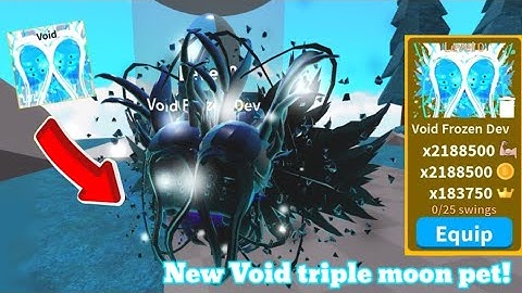 ⚔️Saber Simulator|I HATCHED My first VOID TRIPLE Moon Pet 😱
