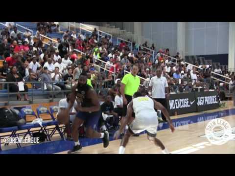 2016 Drew League - James Harden Goes to Work in Round 1 and Round 2 of the Playoffs