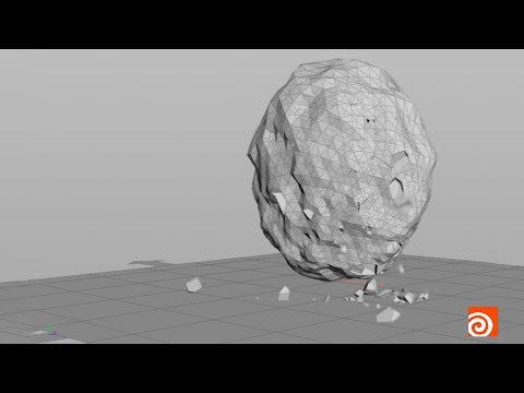 Houdini - Control destruction using attributes and constraint networks