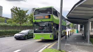SMRT Buses Yutong ZK6125BEVGS E12DD [SG7002L] on Service 983 departing Bus Stop 44031 screenshot 5