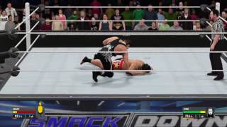 Sting vs Rusev Smackdown Normal Match for the IC title