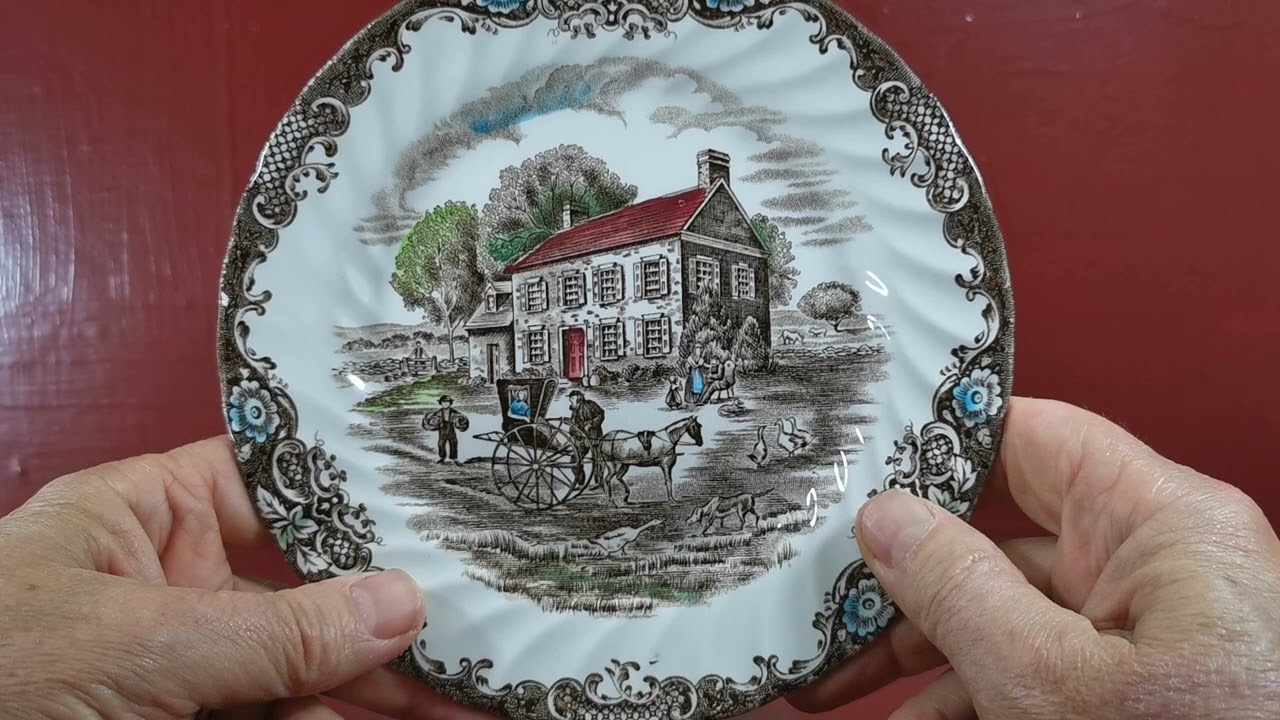 Johnson Brothers Heritage Hall China Side Plate Pennsylvania