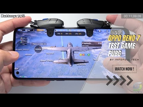 Oppo Reno 7 5G Test game PUBG Mobile