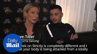 Faye Tozer Bruised And Battered In Strictly Come Dancing Training