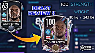 WE TRAINED AKINFENWA A.K.A BEAST! AKINFENWA REVIEW IN FIFA MOBILE 21 | BEAST ST | FIFA MOBILE 21