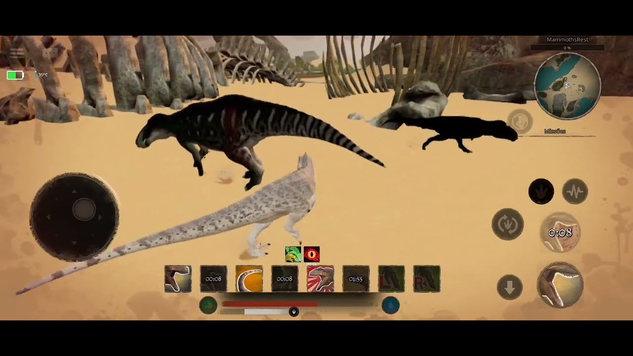 (Path Of Titans) Duo Apex vs Edmonto & Parassauro - PvP