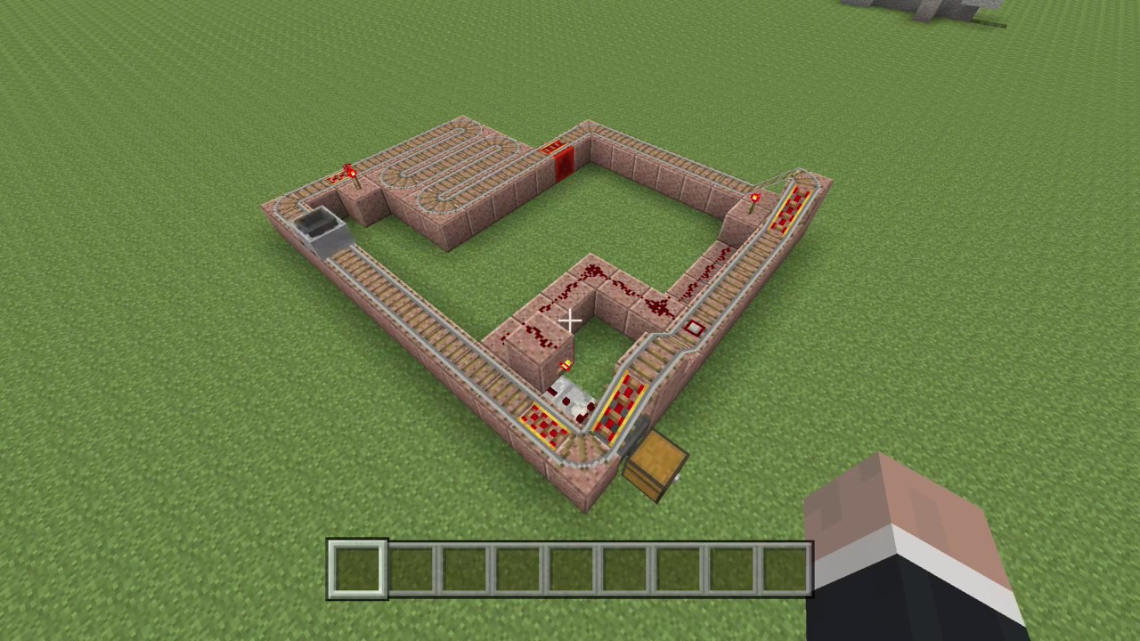 Minecraft Hopper Cart Drop Collector YouTube