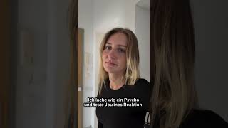 Fand sie wohl nicht ganz so lustig 😂😬 Das ging nach hinten los!