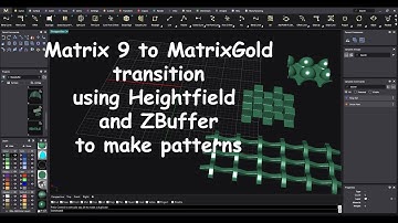 Matrix 9 naar MatrixGold Heightfield en ZBuffer