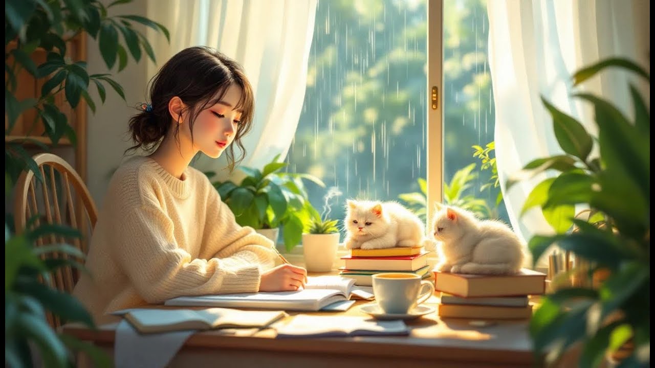 Rainy Afternoon Retreat 🌧️ Cozy Lofi Beats for Studying