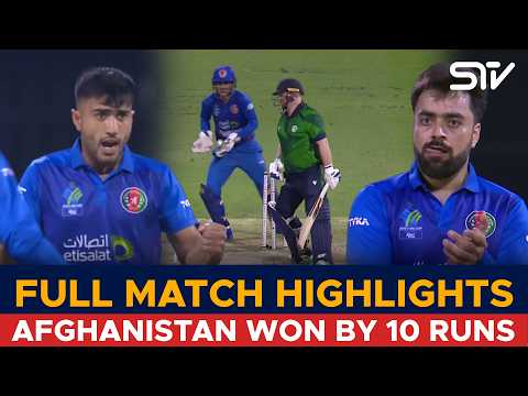 Full Match Highlights: Afghanistan vs Ireland | Afghanistan Won by 10 Runs | T20I 2024 | 3C1T