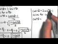 Half angle formulas