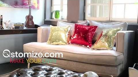 Custom Sequin Pillows - Production Process