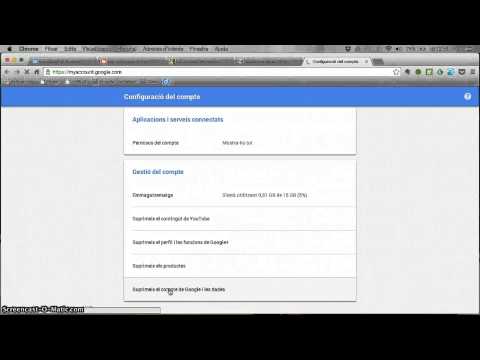 Vídeo: Com Desactivar Un Compte