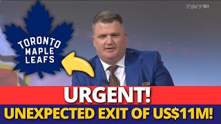 URGENT! JUST HAPPENED! $11 MILLION STAR OUT! MAPLE LEAFS NEWS