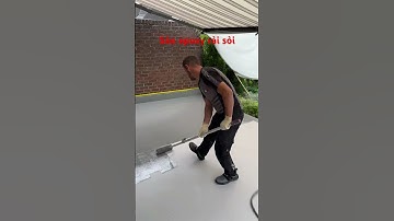 Sàn epoxy rải sỏi #epoxy #artist #paint #paintingtutorial