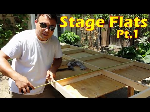 Making a Set Wall Panel | Building a Trade Show Wall | Hollywood or TV Flat Framing