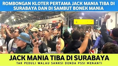 ROMBONGAN JACK MANIA SUDAH TIBA DI SURABAYA‼️BIG MATCH Persebaya vs Persija, Sabtu 18 Oktober 2025.