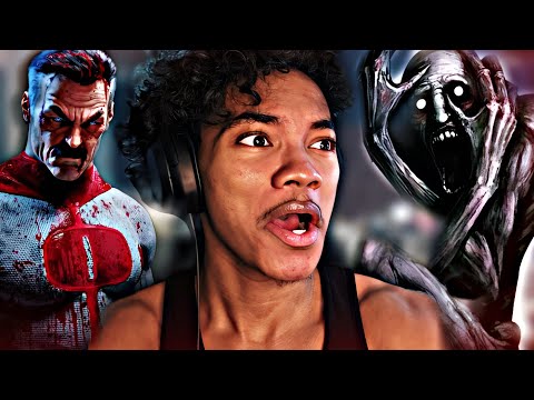 Omni-Man vs Scp 096 Shy guy ( Fan Animation) XCRISX Gamer REACTION