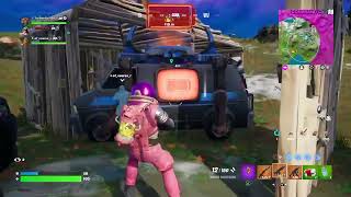 Fortnite Chapter 3 Season 2 Solid Gold playing as J.B. Chimpanski Victory Royale