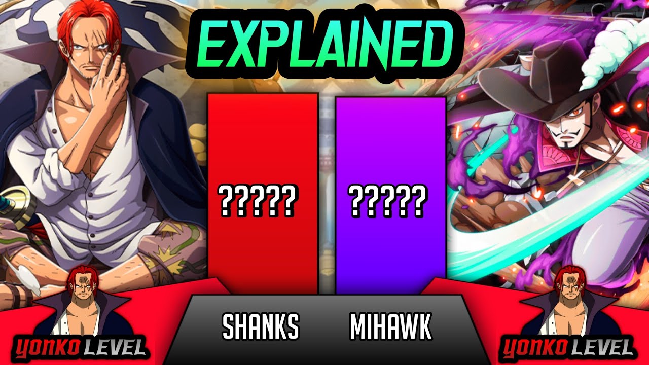 Shanks vs Mihawk- choose your scaling system : r/OnePiecePowerScaling