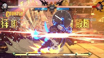 GGST | C.S dash cancel combo x5!