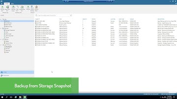 02. HPE NimbleStorage & Veeam - Backup from Storage Snapshot