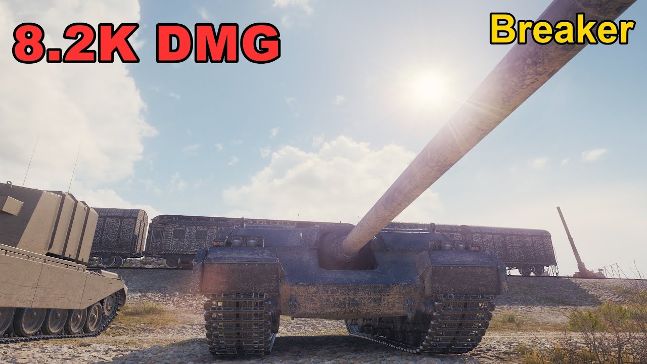 Breaker - 8.2K Damage - Map: Steppes - Player: KiwiNZSC - Server: ASIA | World of Tanks
