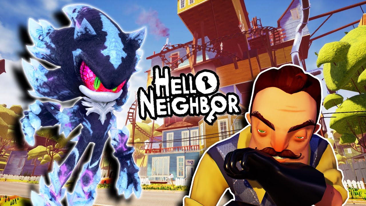 HELLO MEPHILES The DARK (Sonic) | Hello Neighbor Mods - YouTube