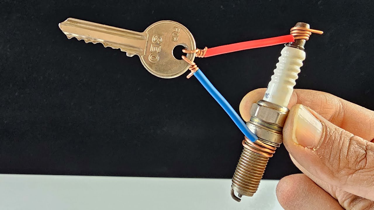 Open Plug Key Connect the Spark Plug to the Key to be Surprised || Open all locks ...