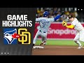 Blue jays vs padres game highlights 42024  mlb highlights