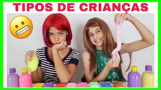 Novelinha - Tipos De Crianças Fazendo Amoeba Slime Nicole Dumer