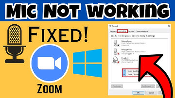 Mic Not Working On Zoom Lenovo Laptop / PC || Microphone ISSUE