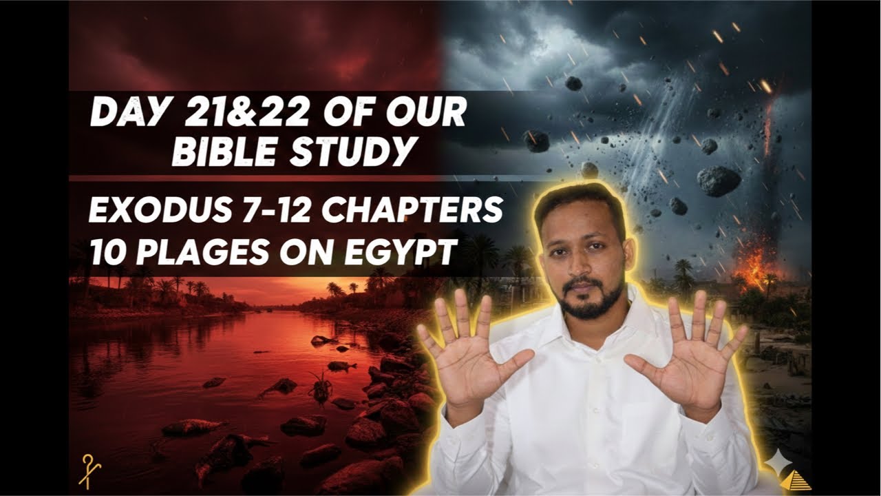 DAY 21&22 OF OUR BIBLE STUDY EXODUS 7-12 CHAPTERS