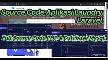 Website Laundry | Download source code Laravel aplikasi laundry | Source code PHP website laundry