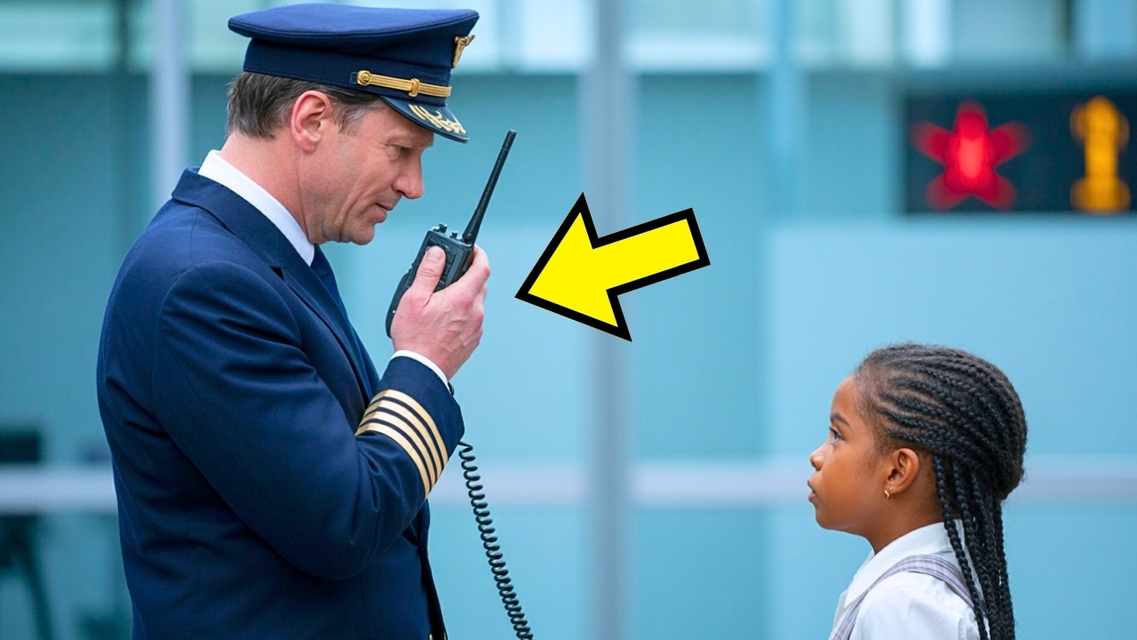 PILOTO LLAMA A LA POLICÍA PARA NIÑA NEGRA, PERO SE ARREPIENTE AL INSTANTE…