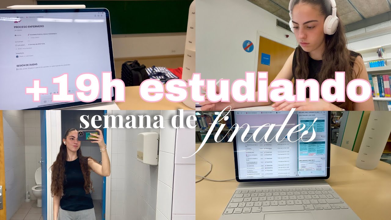 VLOG: 3 días de finales de enfermería en la UB 📓🎧