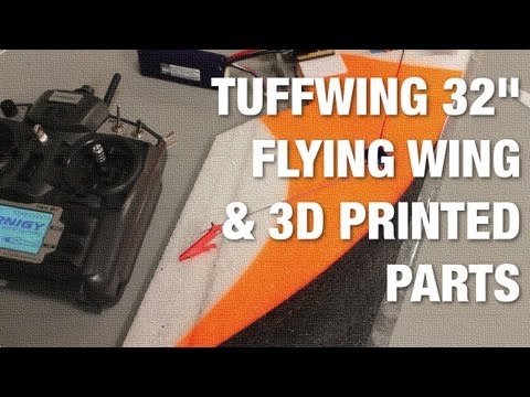 TuffWing 32" Flying Wing 3D Printed Control Horn w/ MakerBot Replicator 2