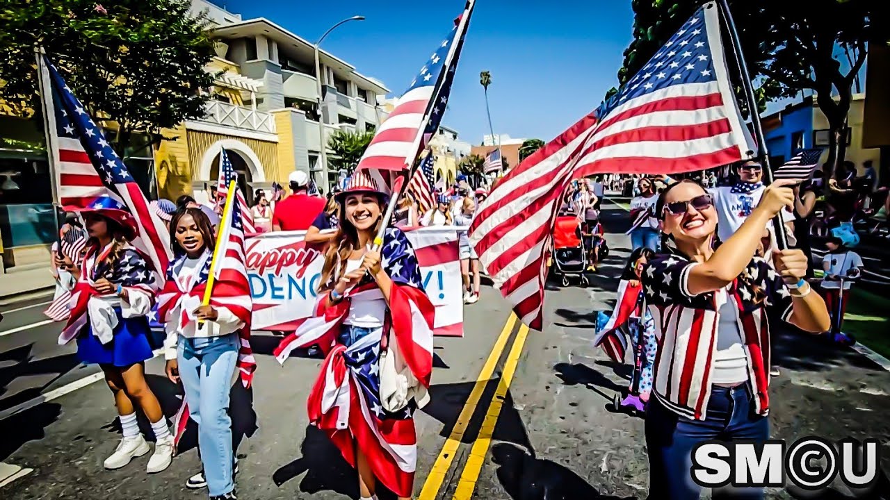 𝗦𝗧𝗔𝗡𝗗𝗜𝗡𝗚 𝗧𝗢𝗚𝗘𝗧𝗛𝗘𝗥: Santa Monica Welcomes Pacific Palisades to Fourth of July Parade on Main Street